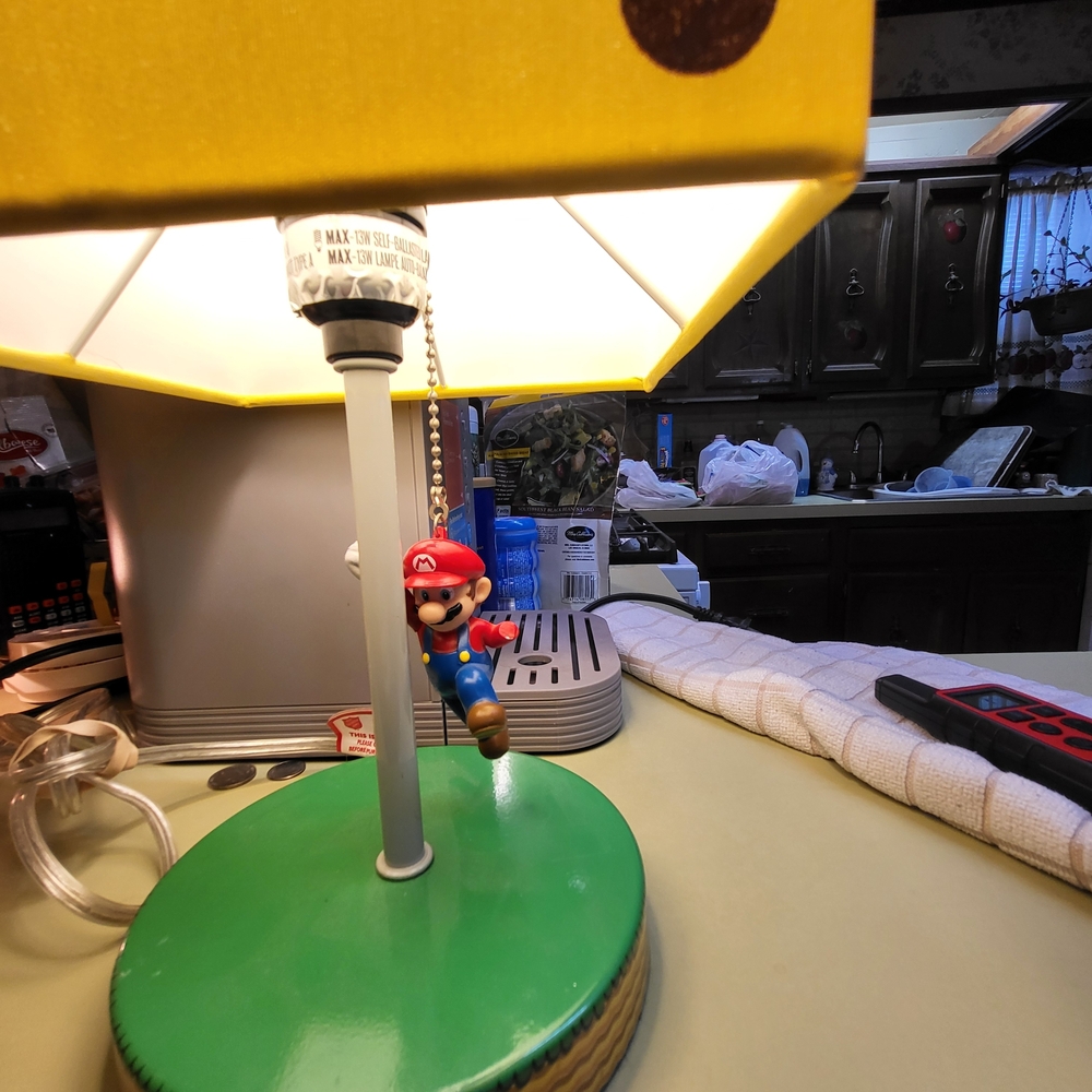 Yellow Question Block Lamp - Picture 2 of 14